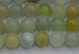 CAQ752 15.5 inches 8mm round aquamarine beads wholesale