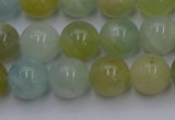 CAQ753 15.5 inches 10mm round aquamarine beads wholesale