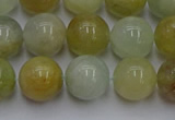 CAQ754 15.5 inches 12mm round aquamarine beads wholesale