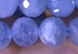 CAQ889 15.5 inches 10mm faceted round natural aquamarine beads