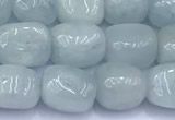 CAQ941 15 inches 7*8mm – 8*10mm nuggets aquamarine beads