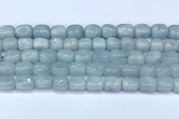 CAQ942 15 inches 9*10mm – 10*12mm nuggets aquamarine beads