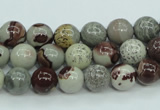 CAR03 15.5 inches 8mm round artistic jasper beads wholesale