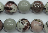 CAR07 15.5 inches 16mm round artistic jasper beads wholesale