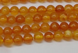 CAR102 15.5 inches 5mm round natural amber beads