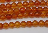 CAR106 15.5 inches 4mm round natural amber beads