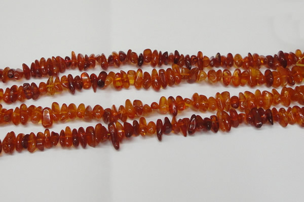 CAR116 16 inches 3*8mm - 4*10mm natural amber chips beads