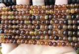 CAR215 15.5 inches 5mm round natural amber beads wholesale