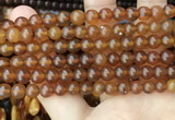 CAR238 15.5 inches 6mm - 7mm round natural amber beads wholesale