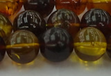 CAR506 15.5 inches 14mm - 15mm round natural amber beads wholesale