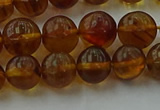 CAR527 15.5 inches 7mm - 8mm round natural amber beads wholesale