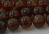 CAR529 15.5 inches 9mm - 10mm round natural amber beads wholesale