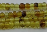 CAR536 15.5 inches 3*5mm rondelle natural amber beads wholesale