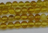 CAR550 15.5 inches 4mm - 5mm round natural amber beads wholesale