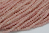 CAS01 15.5 inches 3mm round pink angel skin gemstone beads