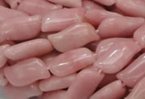 CAS23 15.5 inches 10*12mm marquise pink angel skin gemstone beads