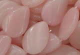 CAS27 15.5 inches 18*24mm twisted teardrop pink angel skin gemstone beads