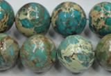 CAT04 15.5 inches 20mm round natural aqua terra jasper beads