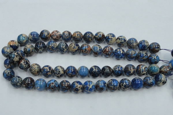 CAT216 15.5 inches 20mm round dyed natural aqua terra jasper beads