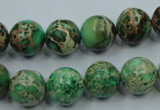 CAT224 15.5 inches 20mm round dyed natural aqua terra jasper beads