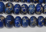 CAT301 15.5 inches 7*10mm – 15*20mm rondelle dyed aqua terra jasper beads