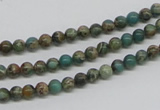 CAT5001 15.5 inches 4mm round natural aqua terra jasper beads