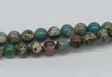 CAT5002 15.5 inches 6mm round natural aqua terra jasper beads