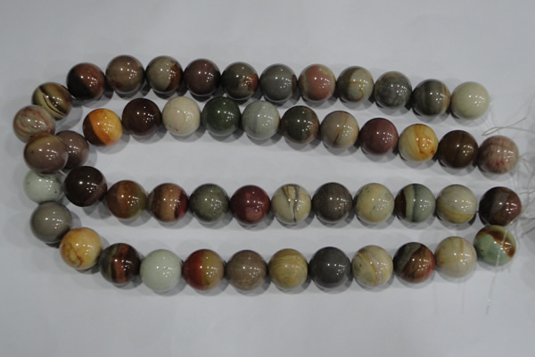 CAT5205 15.5 inches 14mm round aqua terra jasper beads wholesale