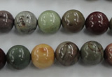 CAT5304 15.5 inches 12mm round aqua terra jasper beads wholesale