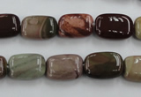 CAT5311 15.5 inches 8*14mm rectangle aqua terra jasper beads wholesale