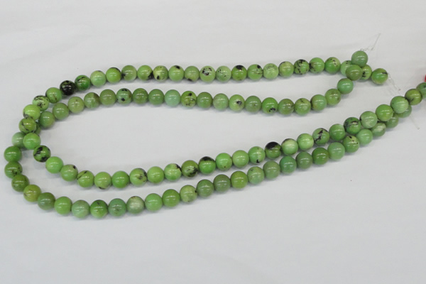 CAU02 round 8mm australia chrysoprase gemstone beads Wholesale