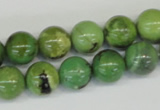 CAU04 round australia chrysoprase 12mm gemstone beads Wholesale