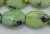 CAU204 15.5 inches 18*25mm oval Australia chrysoprase beads