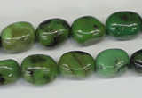 CAU31 15.5 inches 10*14mm nugget australia chrysoprase beads wholesale