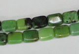 CAU36 15.5 inches 8*10mm rectangle australia chrysoprase beads wholesale