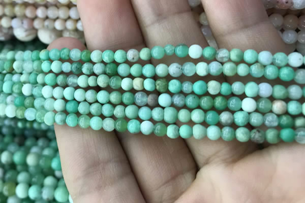 CAU420 15.5 inches 4mm round Australia chrysoprase beads