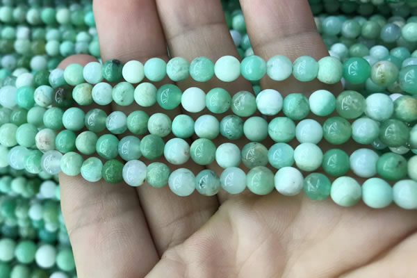 CAU421 15.5 inches 6mm round Australia chrysoprase beads