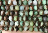 CAU455 15.5 inches 10mm - 11mm round Australia chrysoprase beads