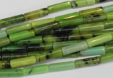 CAU46 15.5 inches 4*13mm tube Australia chrysoprase beads wholesale