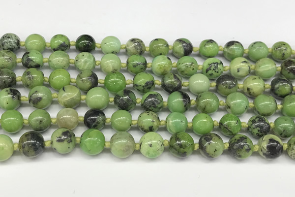 CAU540 15.5 inches 8mm round Australia chrysoprase gemstone beads