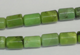 CAU57 15.5 inches 7*10mm tube Australia chrysoprase beads