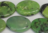 CAU66 15.5 inches 22*30mm oval Australia chrysoprase beads