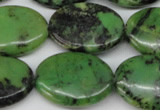 CAU67 15.5 inches 18*25mm oval Australia chrysoprase beads