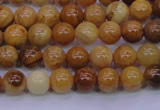 CAY02 15.5 inches 6mm round African yellow jasper beads wholesale