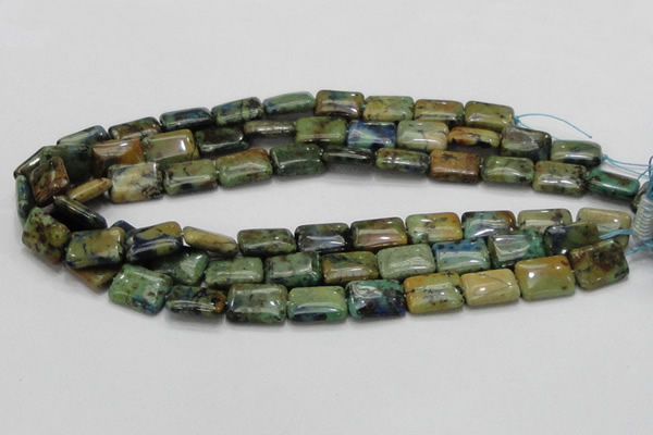 CAZ02 15.5 inches 14*18mm rectangle natural azurite gemstone beads