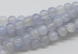 CBC01 15.5 inches 6mm round blue chalcedony beads wholesale