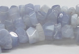 CBC06 15.5 inches 12mm blue chalcedony chips beads wholesale