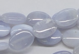 CBC10 15.5 inches 13*18mm oval blue chalcedony beads wholesale