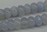 CBC20 15.5 inches 4*6mm rondelle blue chalcedony beads wholesale