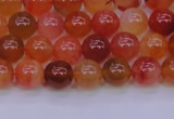 CBC411 15.5 inches 6mm AA grade round orange chalcedony beads